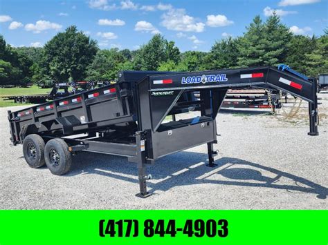 2024 Load Trail 83 X 14 Tandem Axle Gooseneck Low Pro Dump Trailer