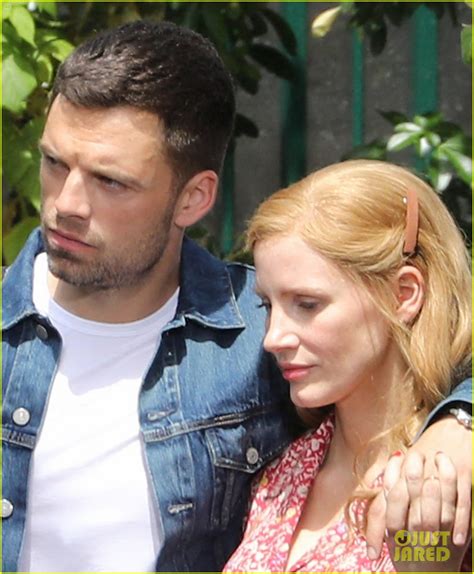 Sebastian Stan Joins Co Star Jessica Chastain On 355 Set Photo