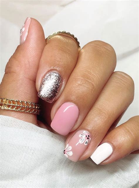 Trendy Spring Nails That Ll See Everywhere Mix N Match Pink