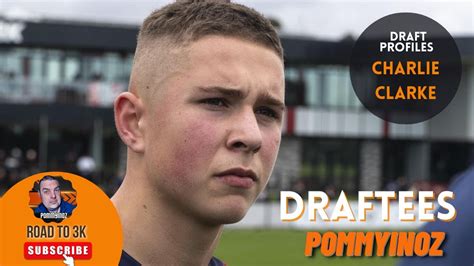 AFL 2022 Draft Player Profiles Charlie Clarke YouTube