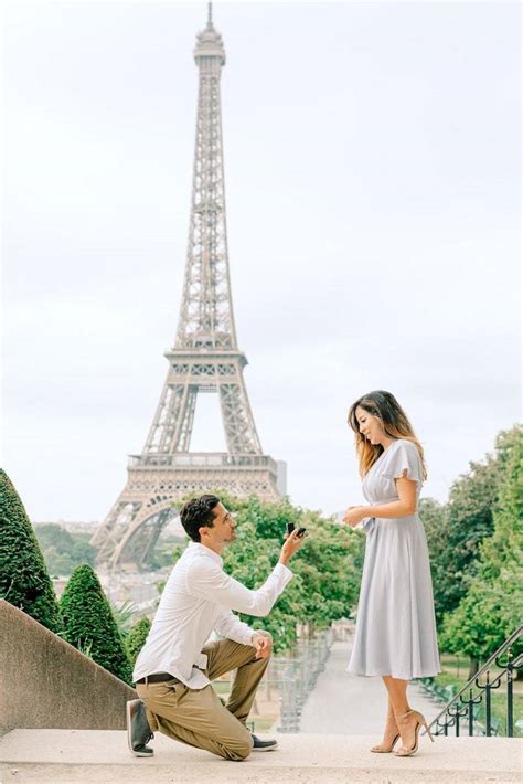 Claudia And Curtis Surprise Proposal In Paris Elizaveta Photography