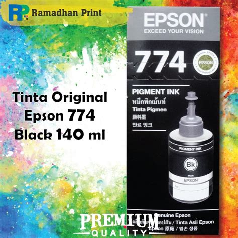 Jual Tinta Epson Black Original Tinta Pigmen T T Pigment