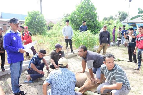 Wabup Bagus Santoso Melaksanakan Qurban Di Mushalla Al Ikhsan