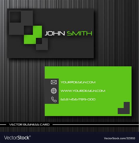 Business Cards Royalty Free Vector Image Vectorstock