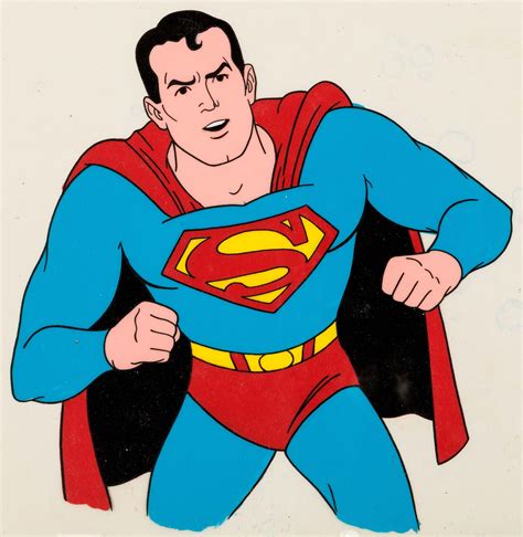 Dig These 13 Groovy FILMATION SUPERMAN Original Animation Cels 13th