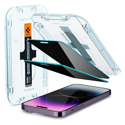 Spigen Ez Fit Glas Tr Privacy Full Face Tempered Glass Iphone