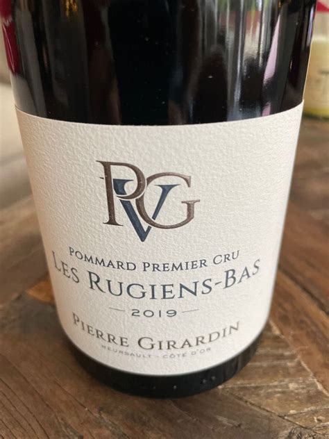 2021 Pierre Girardin Pommard 1er Cru Les Rugiens Bas France Burgundy