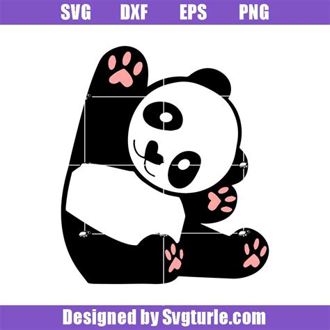 Baby Panda Svg Cute Baby Animal Svg Panda Svg Panda Cute Svg Anima