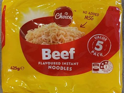 Beef Flavoured Instant Noodles 425 G