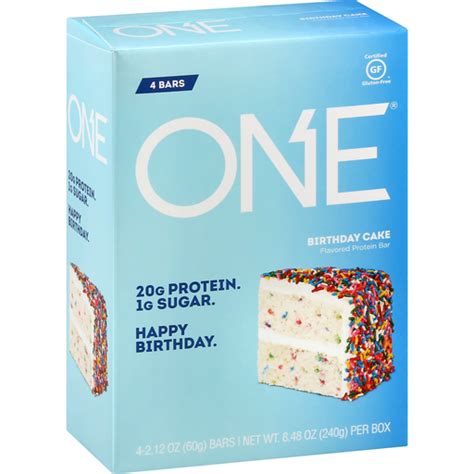 One Protein Bar Birthday Cake Flavored Meriendas De Barra Frutas Y