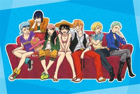 One Piece Gender Swap Straw Hats One Piece Manga Manga Anime One