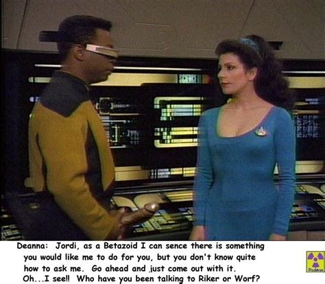 Post 1686385 Deanna Troi Fakes Geordi La Forge Levar Burton Marina Sirtis Radman Star Trek Star