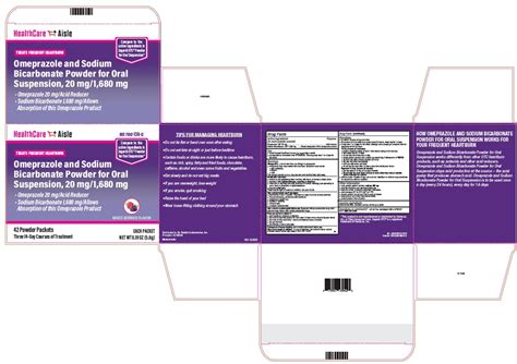 Dailymed Omeprazole And Sodium Bicarbonate Powder For Suspension