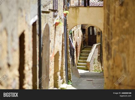 Narrow Streets Sorano Image And Photo Free Trial Bigstock