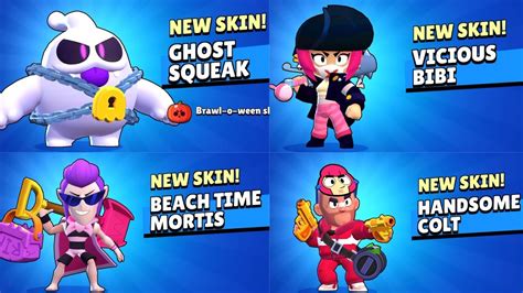 Unlocking All Exclusive Skins In Brawl Stars Last Day To Unlock Skins