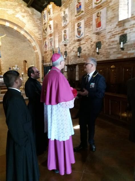 Visita Al Tempio Sacrario Della Cavalleria Di S E R Monsignor Guido