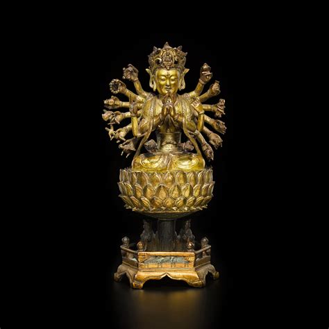 A Gilt Bronze Figure Of Avalokiteshvara Ming Dynasty Th Th