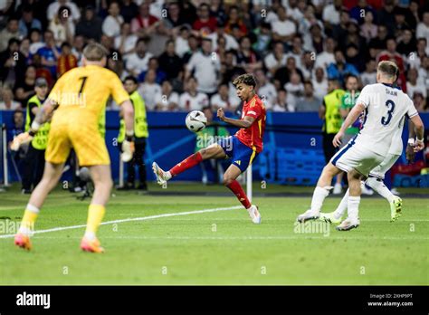 Berlin Germany 14th July 2024 Lamine Yamal 19 Of Spain Seen During The Uefa Euro 2024