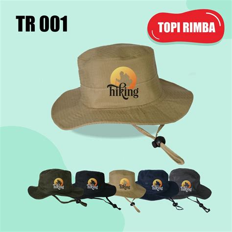 Jual Topi Rimba Polos Desain Hiking Rimba Boonie Giggle Hat Topi Gunung