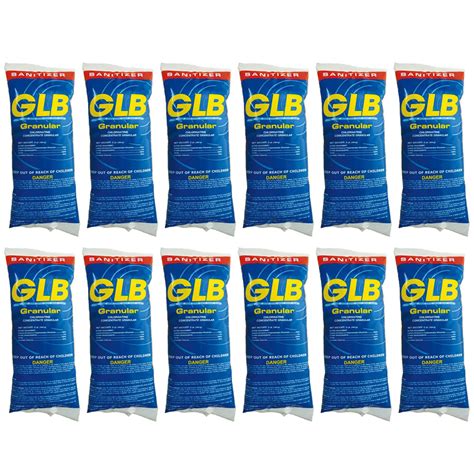 🔥 71001a Glb Stabilized Granular Chlorine Di Chlor 1 Lb 12 Pack Multi Pack