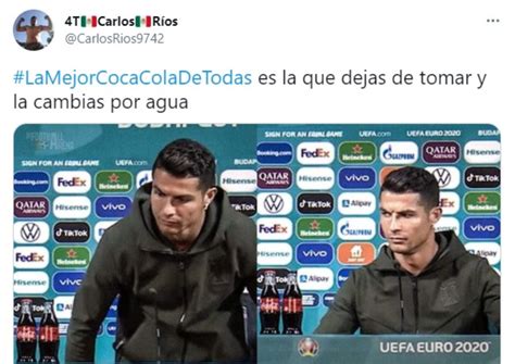 Memes De Cristiano Ronaldo Rechazando La Coca Cola