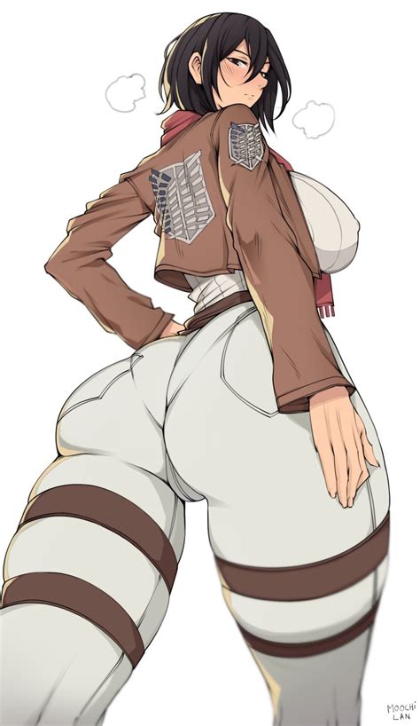 Rule 34 1girls Ass Ass Focus Attack On Titan Big Ass Big Breasts Black Hair Favorite Female