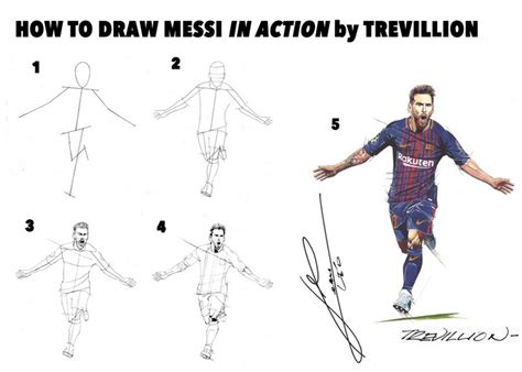 Como Dibujar A Messi