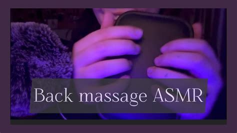 Asmr Back Massage Chiropractic Appointment Youtube