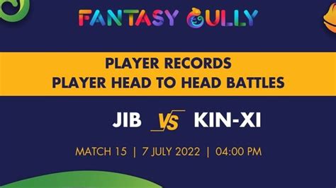 Jib Vs Kin Xi Player Battle Player Records And Player Head To Head