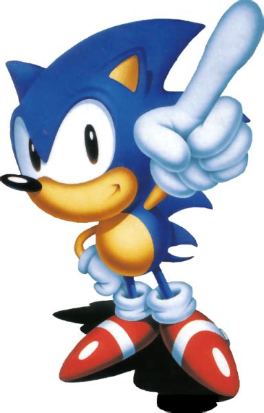 Sonic From The Official Artwork Set For Sonicthehedgehog Triple