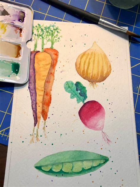 Art Break | Watercolor Carrots | Spokane Public Library