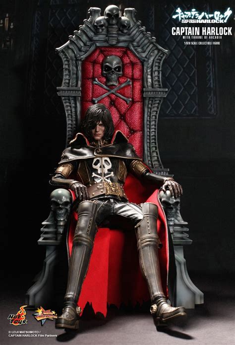 Hot Toys Space Pirate Captain Harlock Captain Harlock With Throne