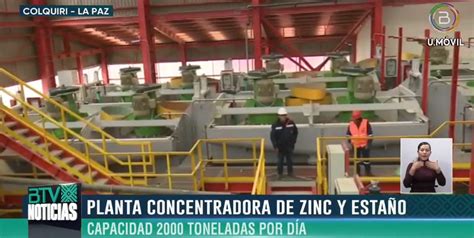 ABI Gobierno Pone En Marcha La Planta Concentradora De Zinc De