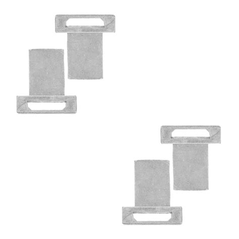 OUNONA 4 pcs Window Locks Security Window Locks Adjustable Security