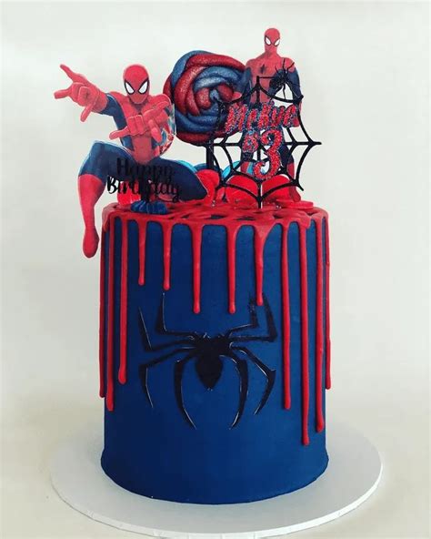 Spiderman Cake Design Images Spiderman Birthday Cake Ideas Tarta De