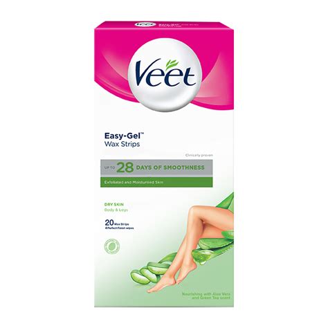 Veet Hair Removal Wax Strip Dry Skin 20s 3037466 My