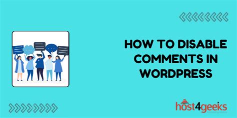 How To Disable Comments In Wordpress Host Geeks Llc