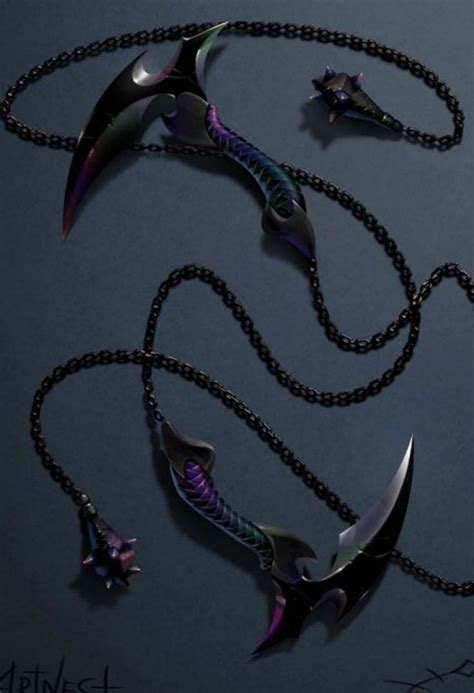 Ninja Weapons Anime Weapons Fantasy Weapons Pretty Knives Cool