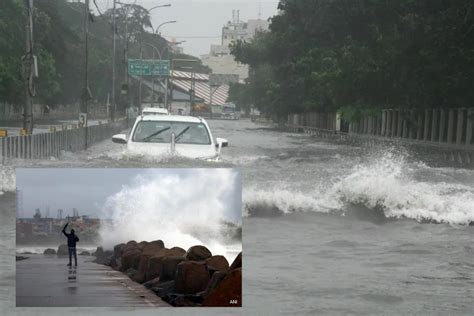 Cyclone Michaung Creates Havoc In Chennai Red Alerts Issued In Andhra