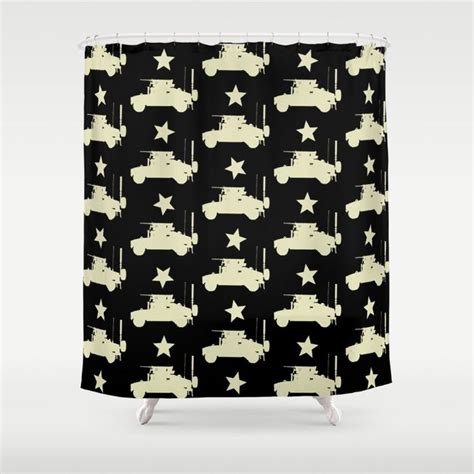 Buy U S Military Hmmwv Humvee Pattern Shower Curtain By Jsdavies