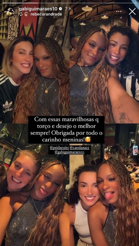 Rebeca Andrade Reage A Rumores Sobre Romance Gabi Guimar Es Do