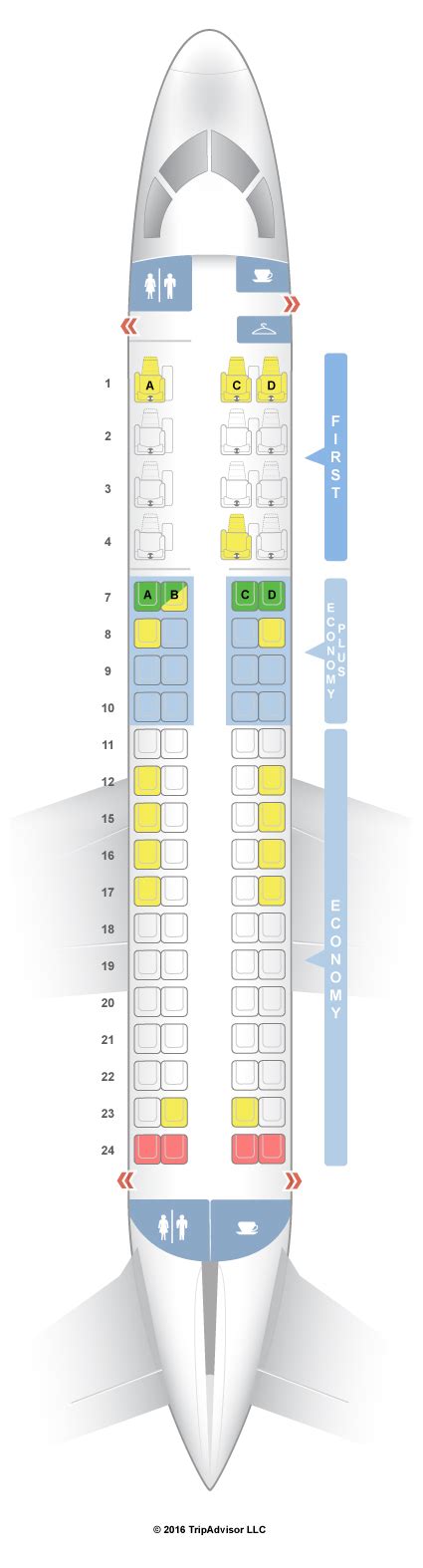 Seat Map Embraer Erj 175 Alaska Airlines Best Seats In The Plane Images