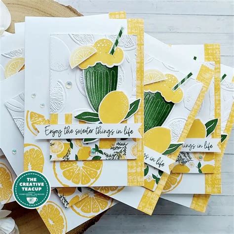 The Creative Teacup Yvonne Spikmans Stampin Up Sweet Citrus Share