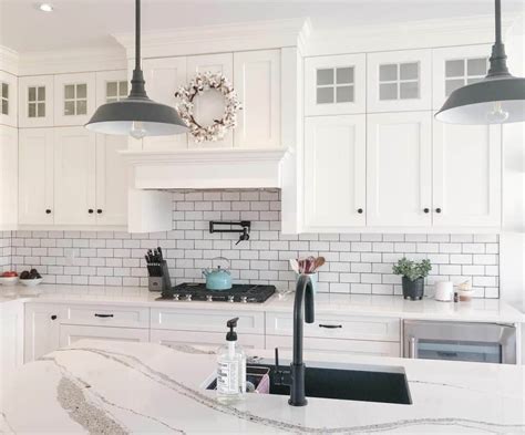 Black Accents Enhance A White Kitchen Soul Lane