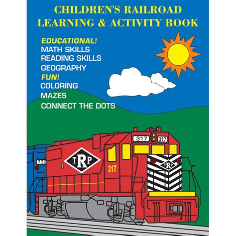 Childrens Railroad Learning And Activity Book