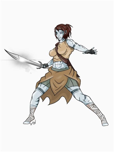 Dnd Female Goliath Fighter Type Oc Essential T Shirt For Sale By