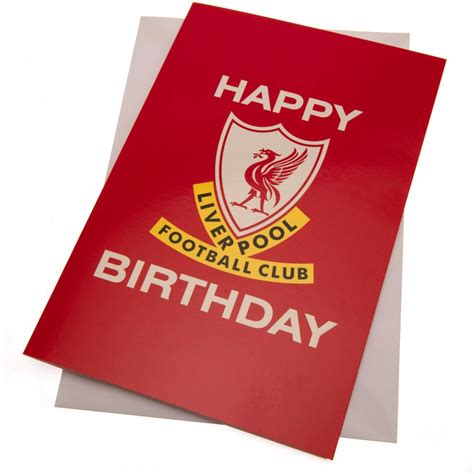 Liverpool Fc Birthday Card Liverbird Tko Sports