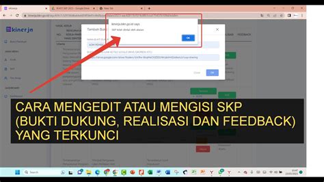 Part Cara Mengedit Atau Mengisi Skp Bukti Dukung Realisasi Dan