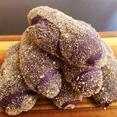 Ube Pandesal Purple Yam Philippine Bread Cheesy Dinner Etsy