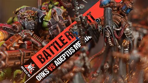 New Codex Adeptus Mechanicus Vs Orks Warhammer K Battle Report